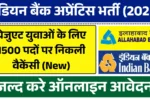 Indian Bank Apprentice Bharti 2025