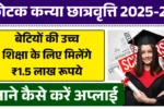 Kotak Kanya Scholarship 2025-26