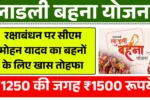रक्षाबंधन पर सीएम मोहन यादव का बहनों के लिए खास तोहफा